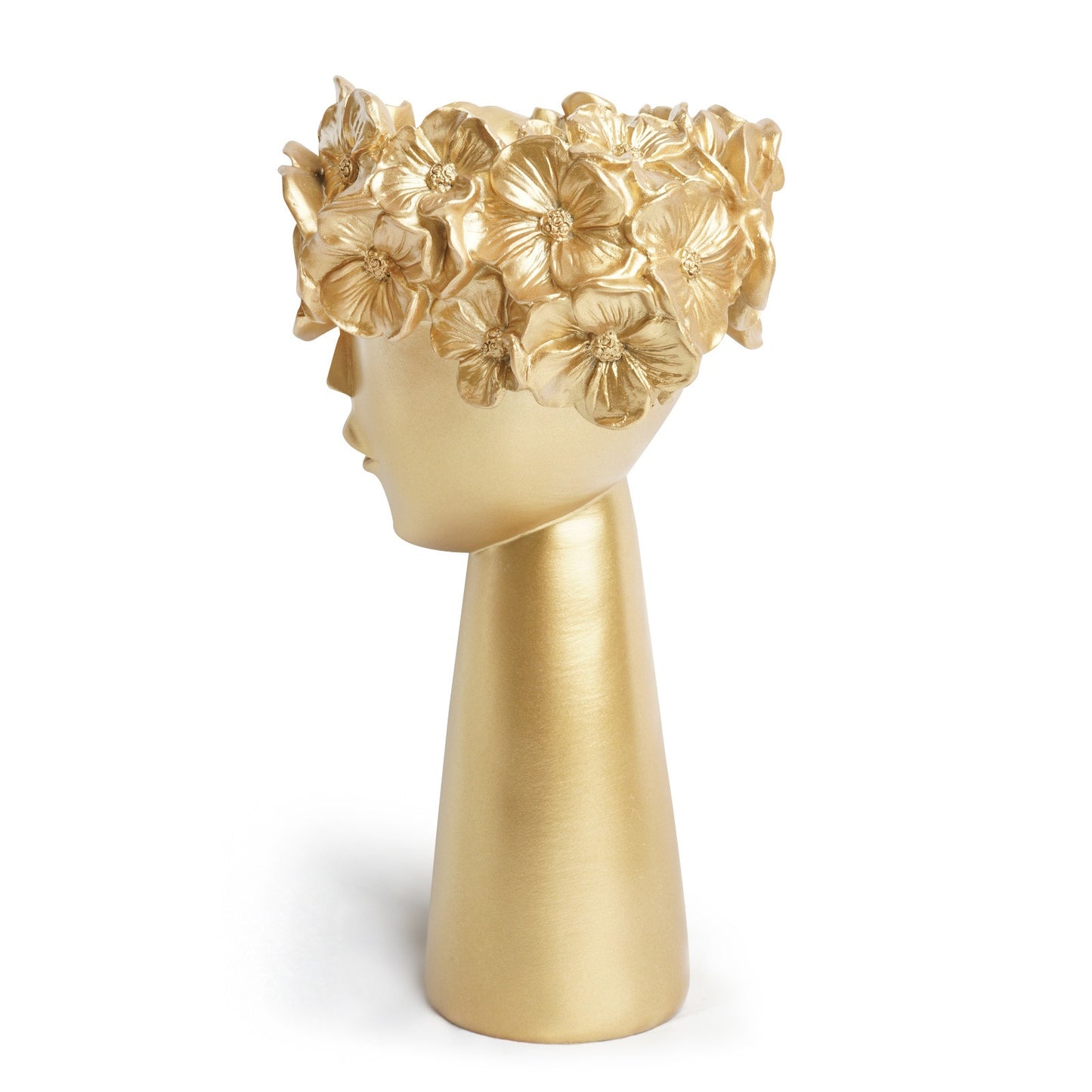 Luxe Divine Collection ~ Gold Flowerpot Home Resin Ornaments