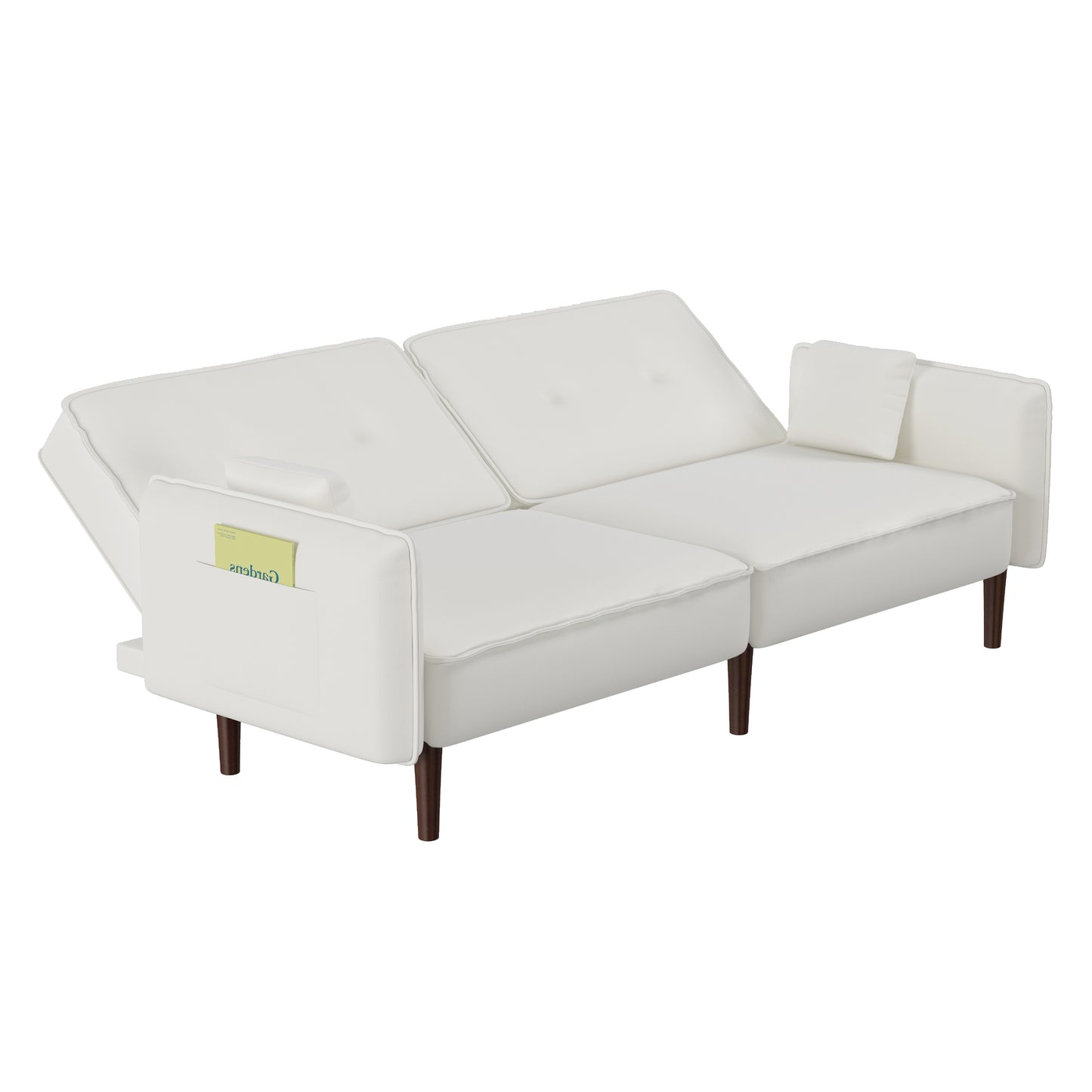 Luxe Divine Collection ~ White Cotton/Linen Sofabed
