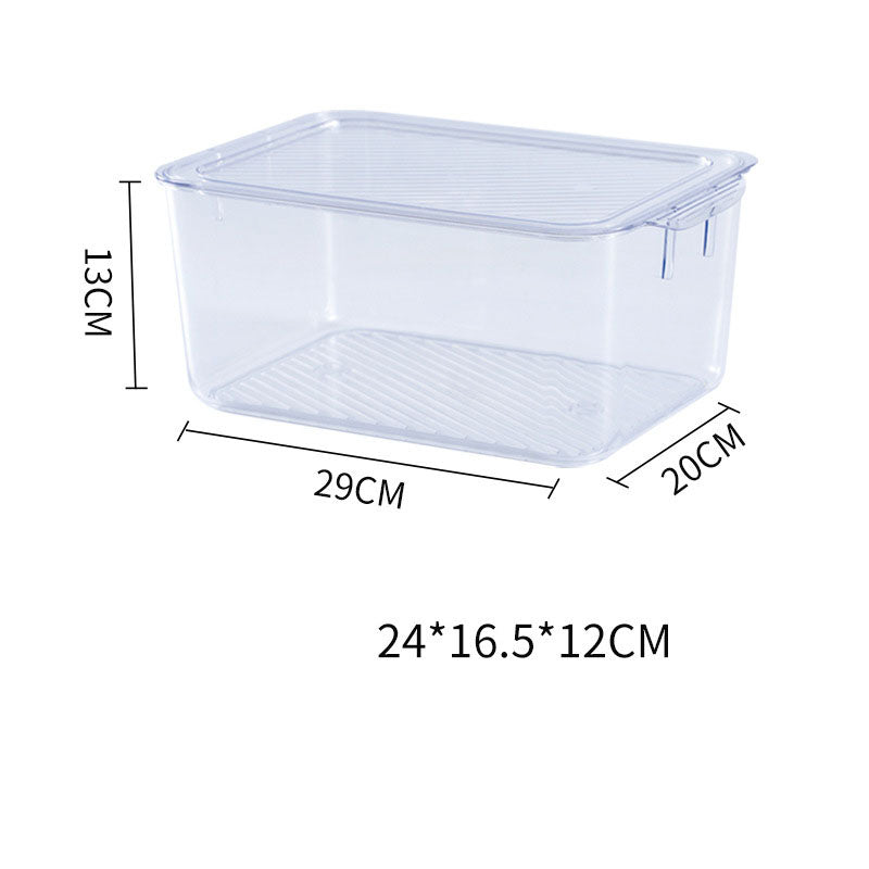 Luxe Divine Collection ~ Kitchen Storage Refrigerator Fresh-Keeping Freezer Storage Box With Lid Storage Food Food Fruit And Vegetable Finishing Egg Box
