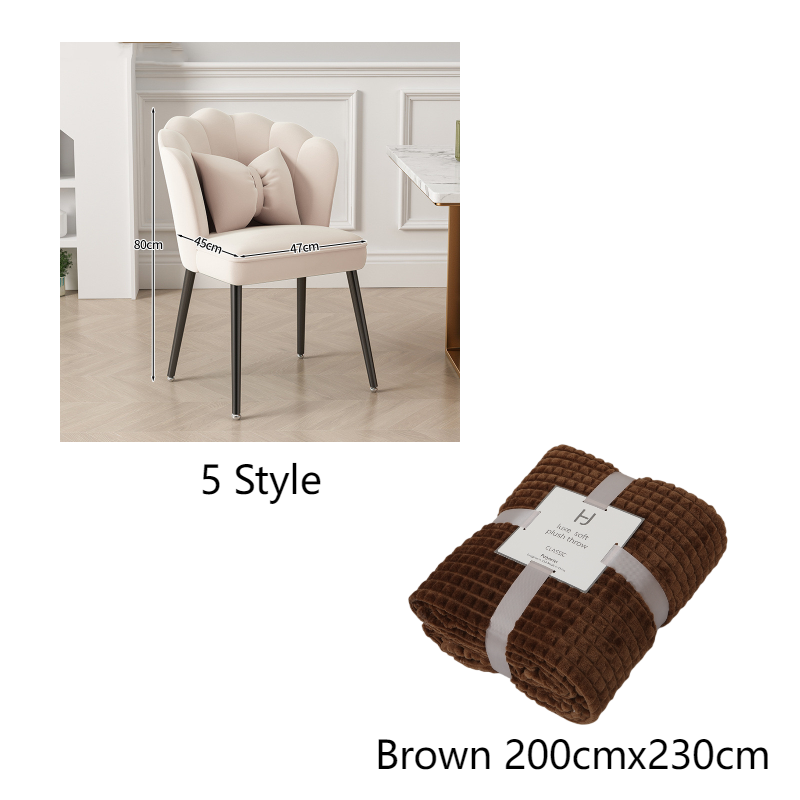 Luxe Divine Collection ~ Luxury Vanity/Dining/Accent Velvet Chair