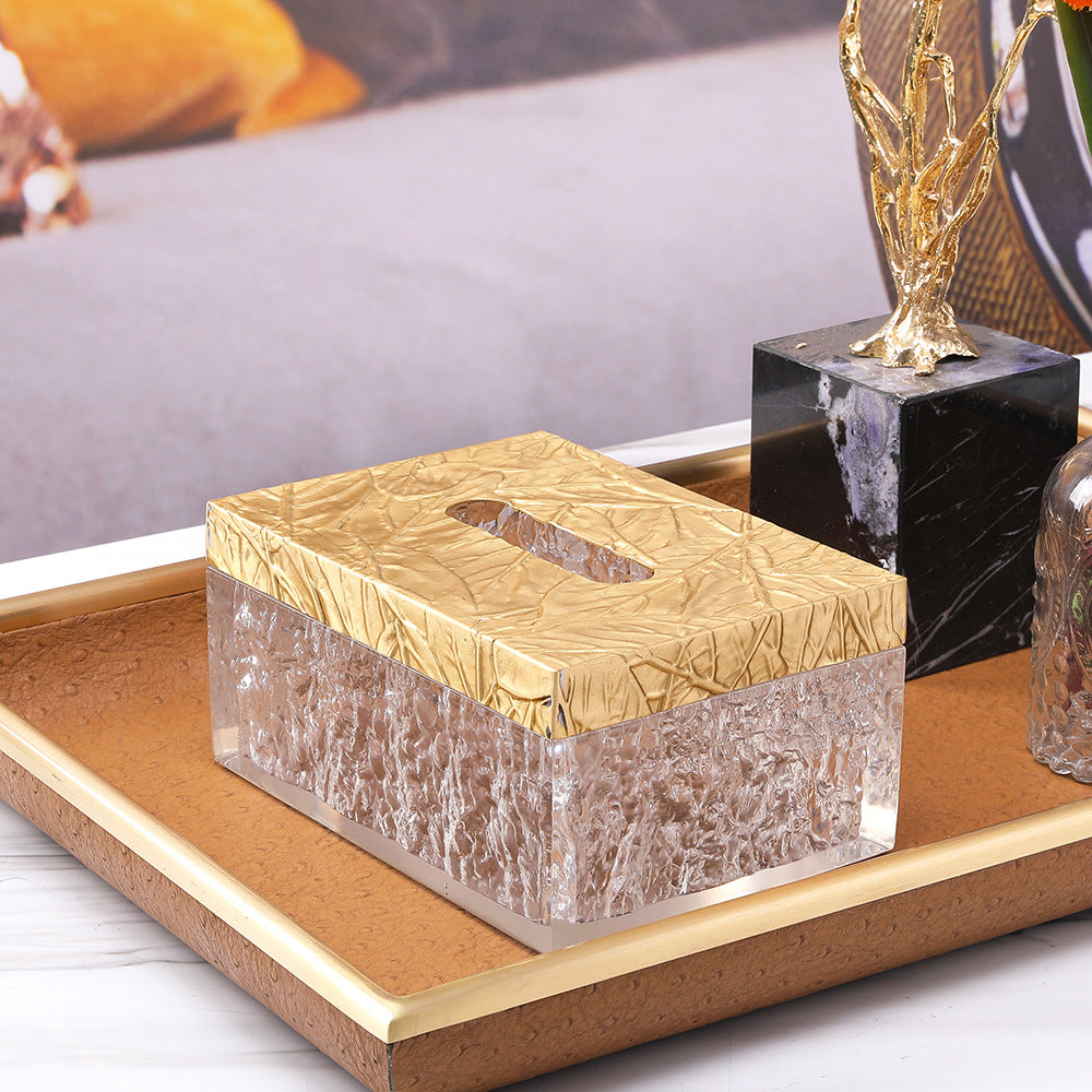 Luxe Divine Collection ~ Modern Luxury Creative Crystal Tissue Box
