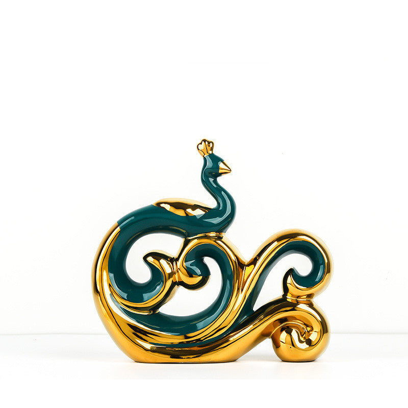 Luxe Divine Collection ~ Creative Green Gold Home Decoration Ornament