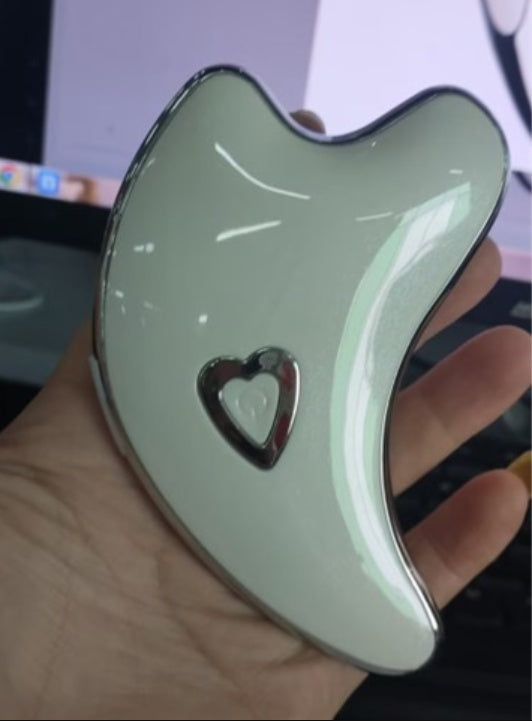 Luxe Divine Collection ~ Gua Sha Scraper, Facial Massager Face Lifting & Slimming, LED Light with Skin Rejuvenation & Massage