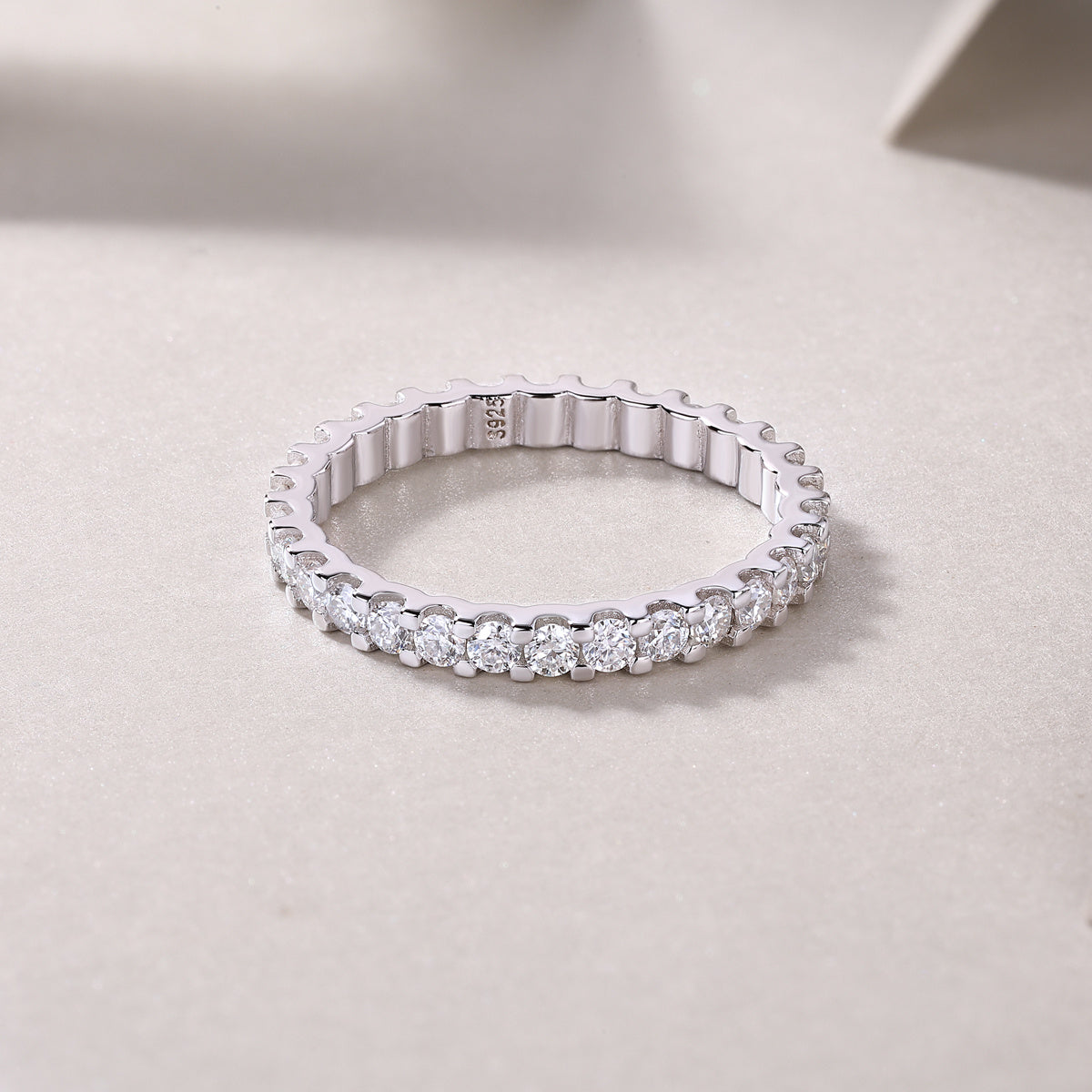 Luxe Divine Collection ~ Wish Diamond Moissanite Silver Ring