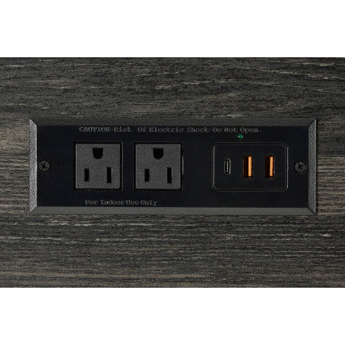 Luxe Divine Collection ~ 4-piece Bar Table Set With Power Socket