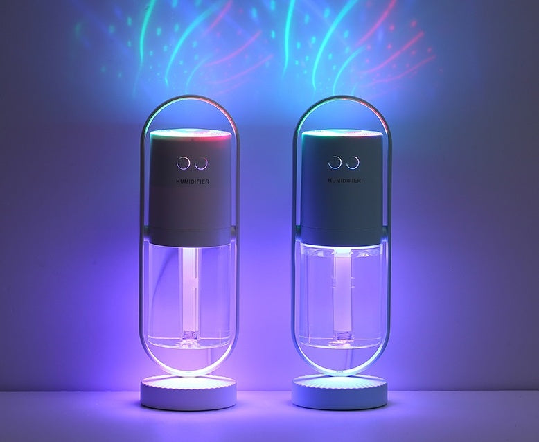 Luxe Divine Collection ~ USB Air Humidifier With Projection Night Lights Ultrasonic Car or Home Mist MakerAir Purifier and Humidifier Sticks Sold Separately