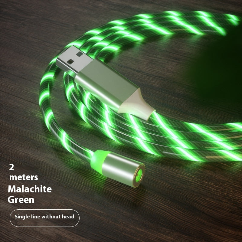 Luxe Divine Collection ~ Magnetic Charging Cable Streamer Fast Charging Cable Lighting, in Micro, USB Cable, LED, Magnet Charger Type-C Cable