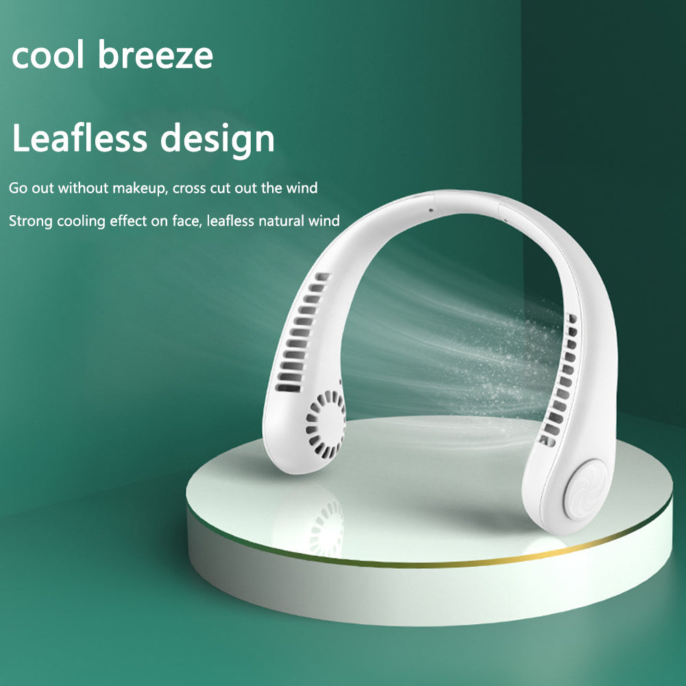 Luxe Divine Collection ~ Portable Hanging Neck Fan Portable Cooling Fan with USB & Rechargeable