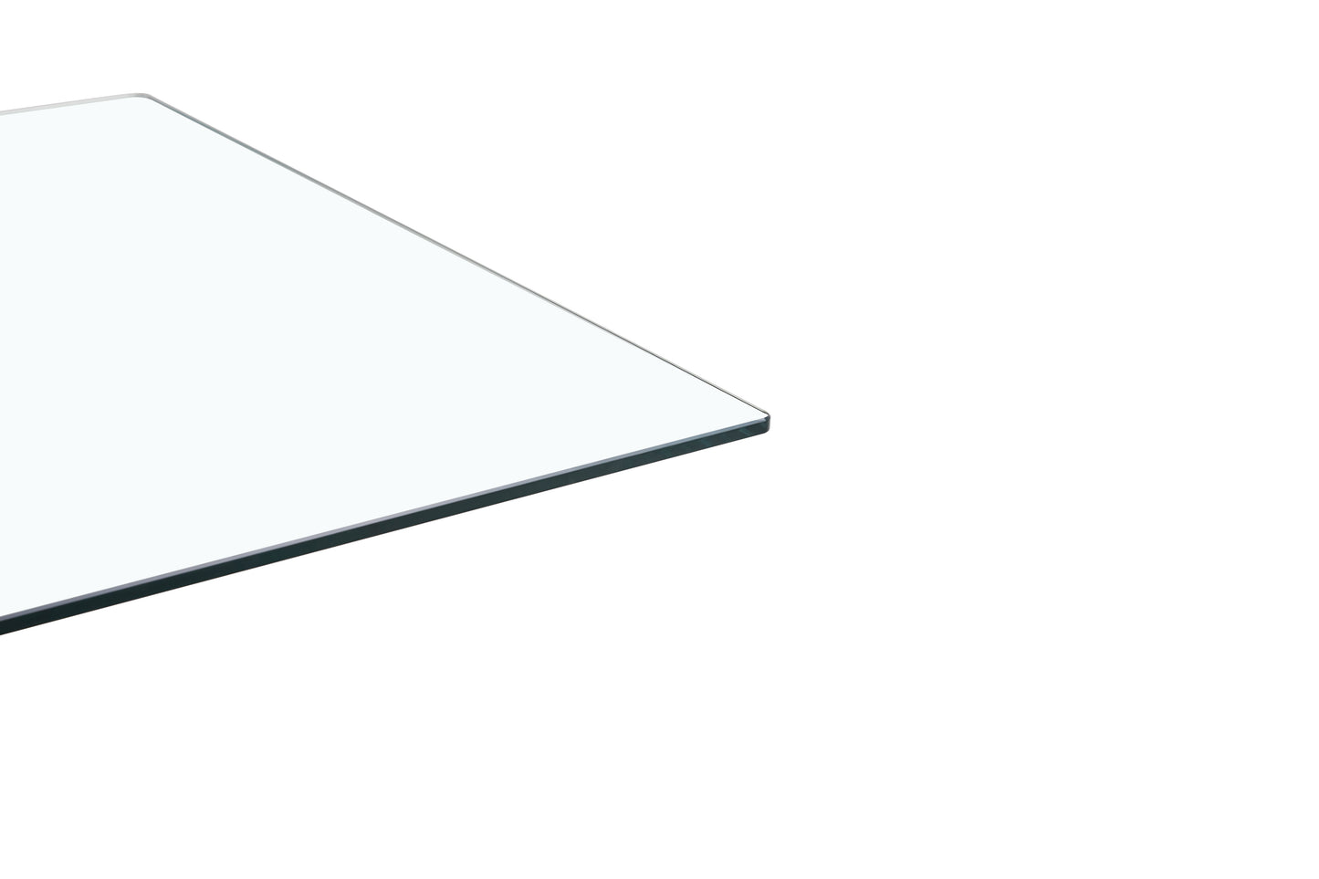 Luxe Divine Collection ~ Clear Glass Gold Table