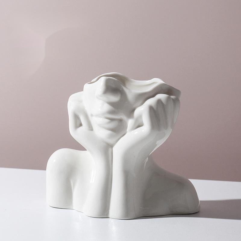 Luxe Divine Collection ~ Human Body Shape Ceramic Vases Minimalist