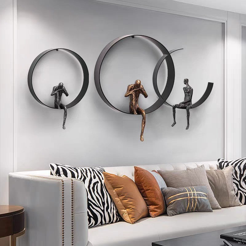 Luxe Divine Collection ~ Luxury Modern Iron Background Wall Hanging Wall Decor