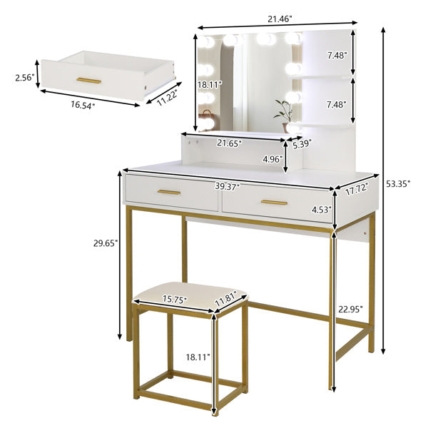 Luxe Divine Collection ~ Vanity Dressing Table Set
