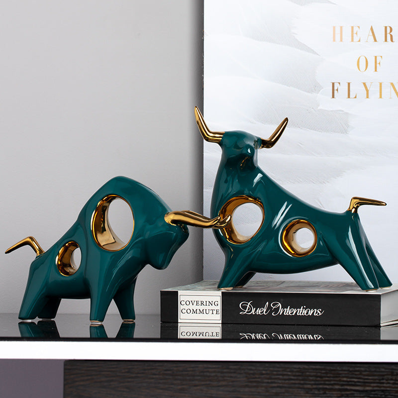 Luxe Divine Collection ~ Creative Green Gold Home Decoration Ornament