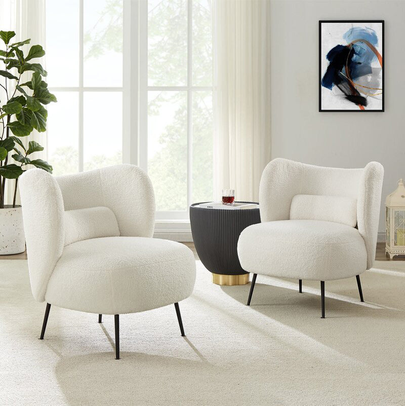 Luxe Divine Collection ~ Nordic Luxury Fabric Lambswool Sofa/Chair, Multiple Colors