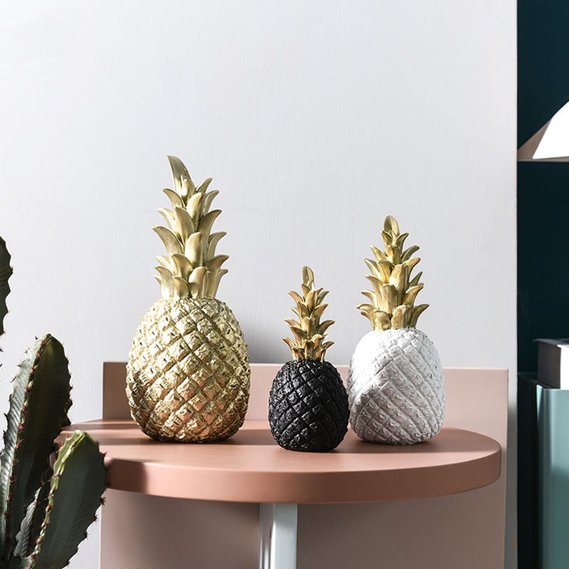 Luxe Divine Collection ~ Resin crafts, Golden Pineapple Creative Decorations, Sold Separately