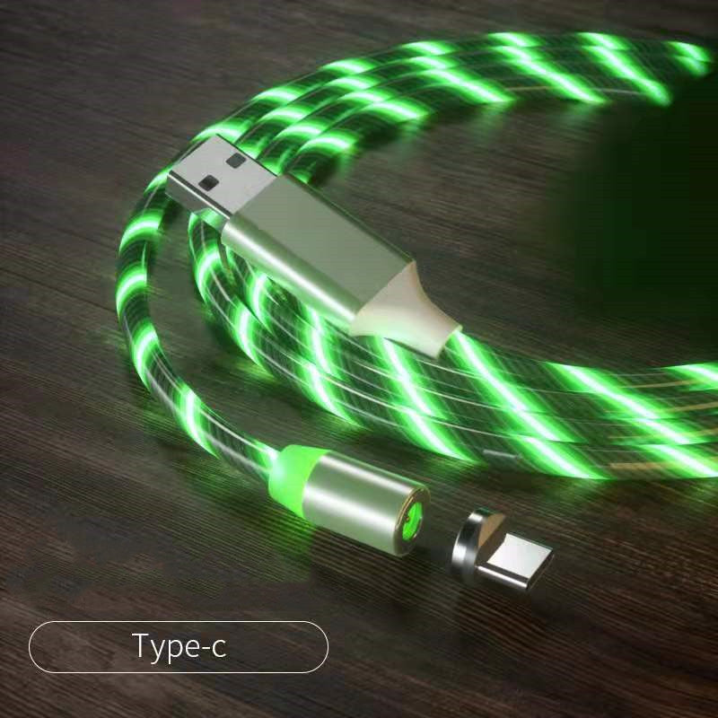 Luxe Divine Collection ~ Magnetic Charging Cable Streamer Fast Charging Cable Lighting, in Micro, USB Cable, LED, Magnet Charger Type-C Cable