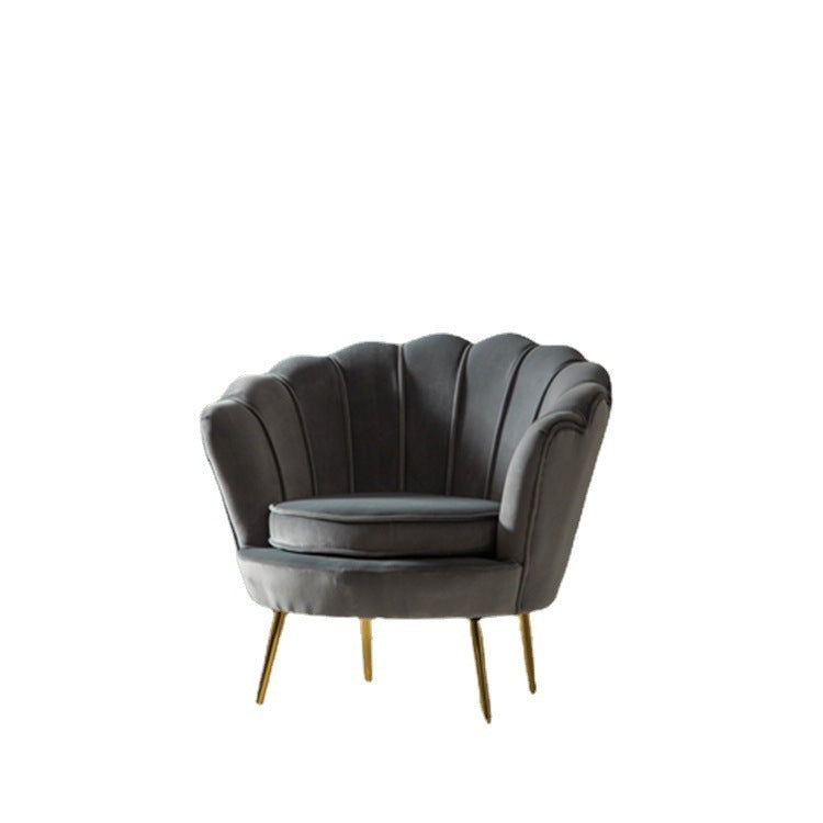 Luxe Divine Collection ~ Nordic Single Lazy Shell Design Sofa Chair