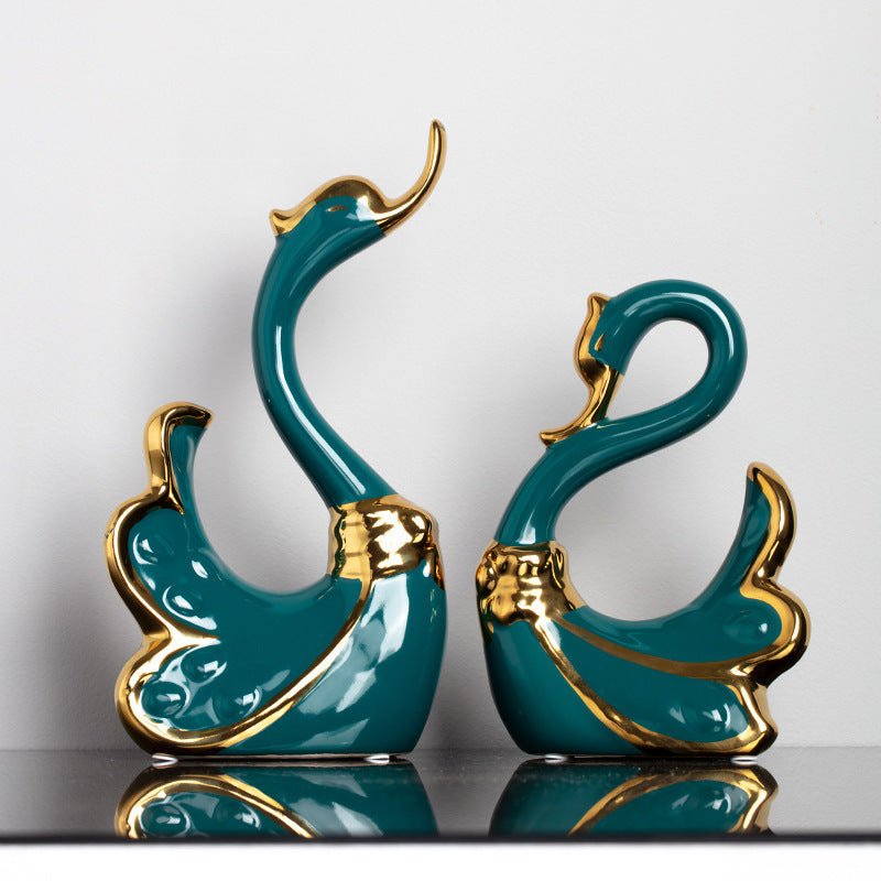 Luxe Divine Collection ~ Creative Green Gold Home Decoration Ornament
