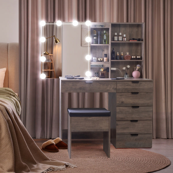 Luxe Divine Collection ~ Vanity Retro Dray Dressing Table Set