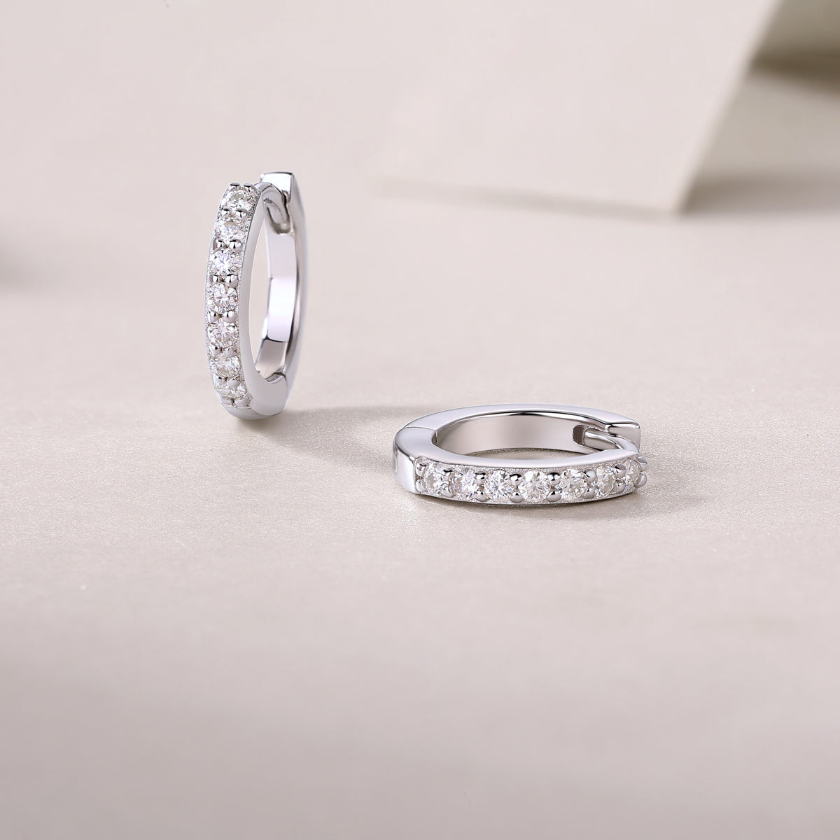 Luxe Divine Collection ~ Moissanite Silver Earrings