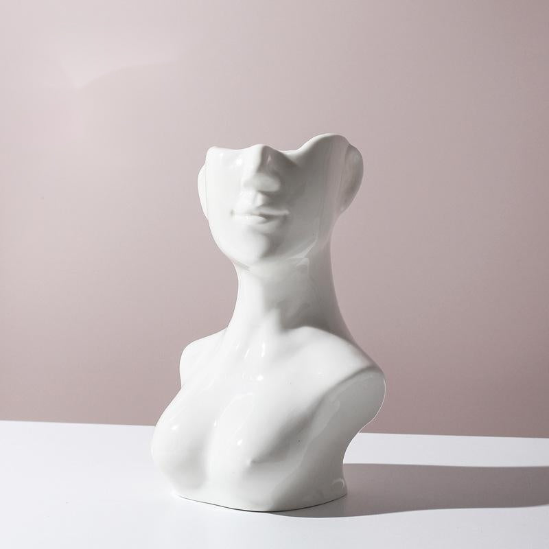 Luxe Divine Collection ~ Human Body Shape Ceramic Vases Minimalist