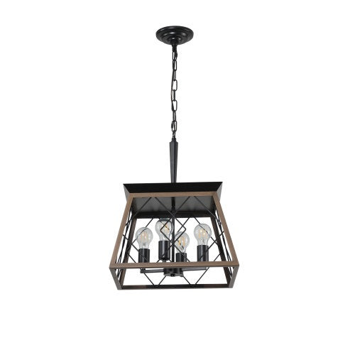 Luxe Divine Collection ~ Farmhouse Chandelier 4 Lights Vintage Antique Chandelier Lamps -no Bulbs Incld.