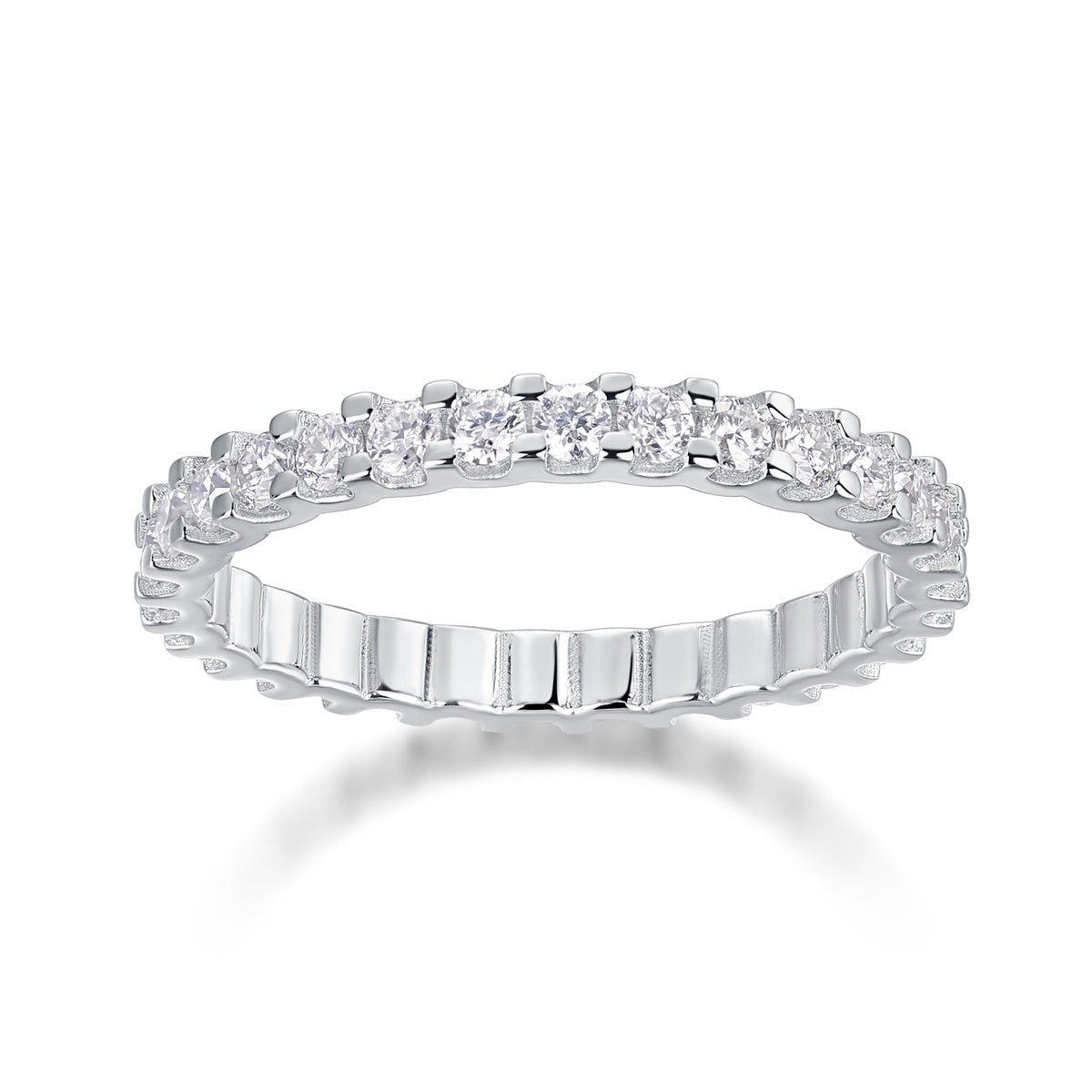 Luxe Divine Collection ~ Wish Diamond Moissanite Silver Ring