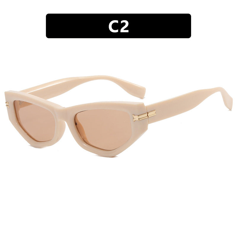 Luxe Divine Collection ~ Irregular Cat Sunglasses, Multiple Colors