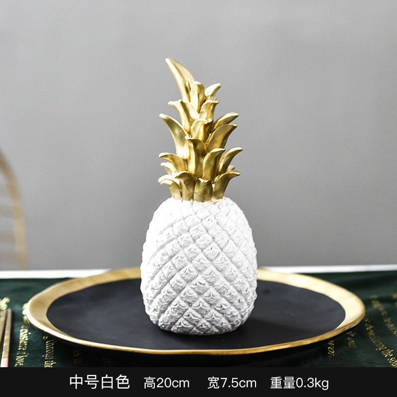 Luxe Divine Collection ~ Resin crafts, Golden Pineapple Creative Decorations, Sold Separately