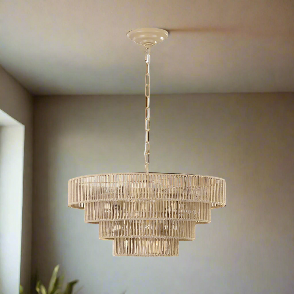 Luxe Divine Collection ~ Bohemian Woven Chandelier