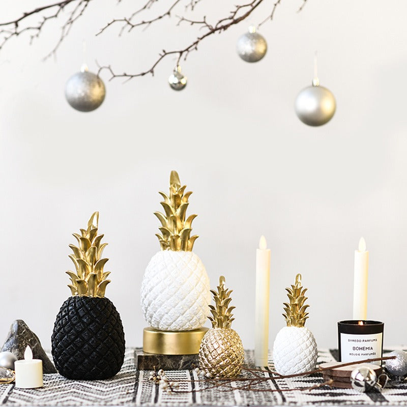 Luxe Divine Collection ~ Resin crafts, Golden Pineapple Creative Decorations, Sold Separately