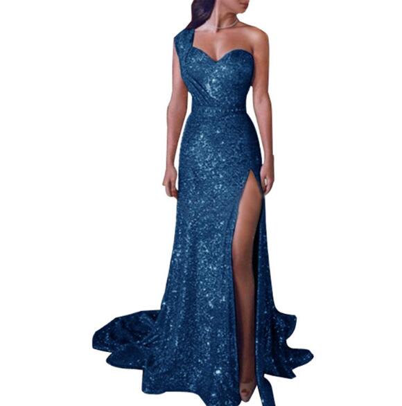 Luxe Divine Collection ~ Women's Sequin V- Neck Dress, Multiple Colors
