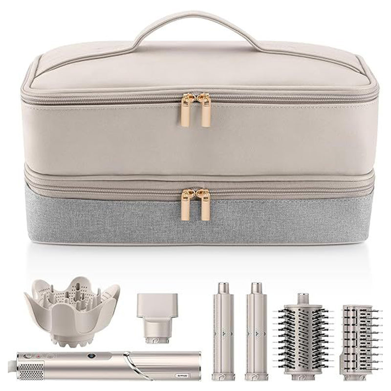 Luxe Divine Collection ~ 2-Layer Portable Waterproof Case for Hair Stylers (Fit Shark Flexstyle, Dyson Airwrap, Revlon etc.)