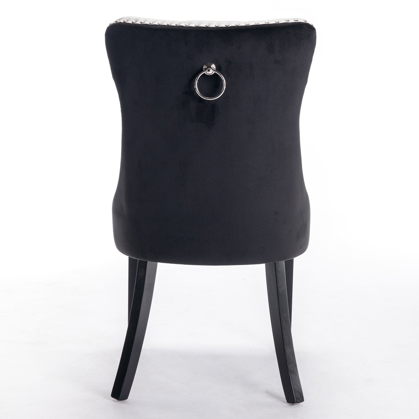 Luxe Divine Collection ~ Modern Tufted Solid Wood PU Velvet Chair