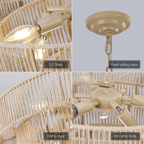 Luxe Divine Collection ~ Bohemian Woven Chandelier