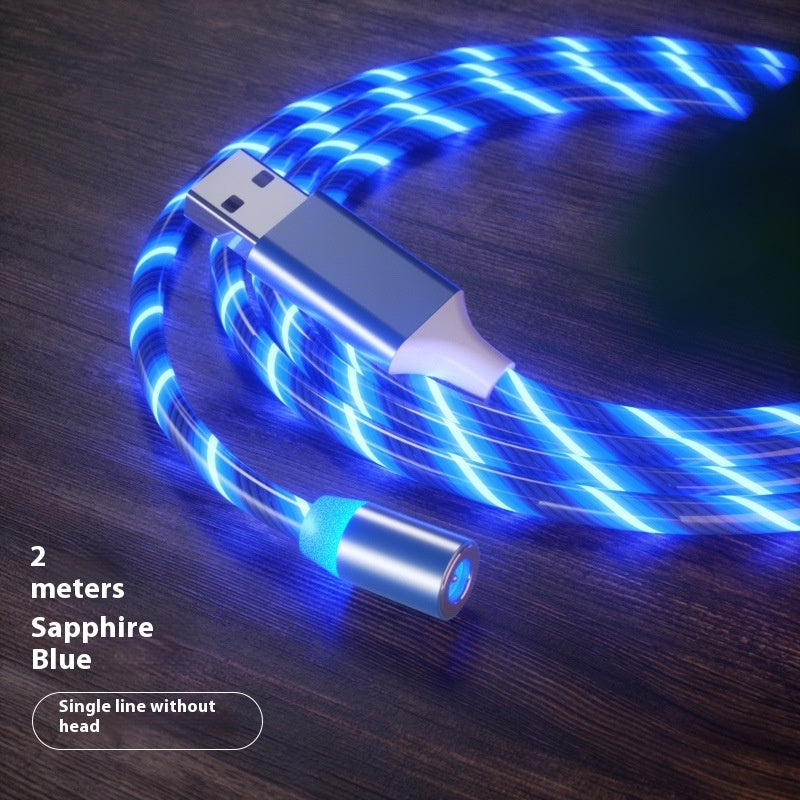 Luxe Divine Collection ~ Magnetic Charging Cable Streamer Fast Charging Cable Lighting, in Micro, USB Cable, LED, Magnet Charger Type-C Cable