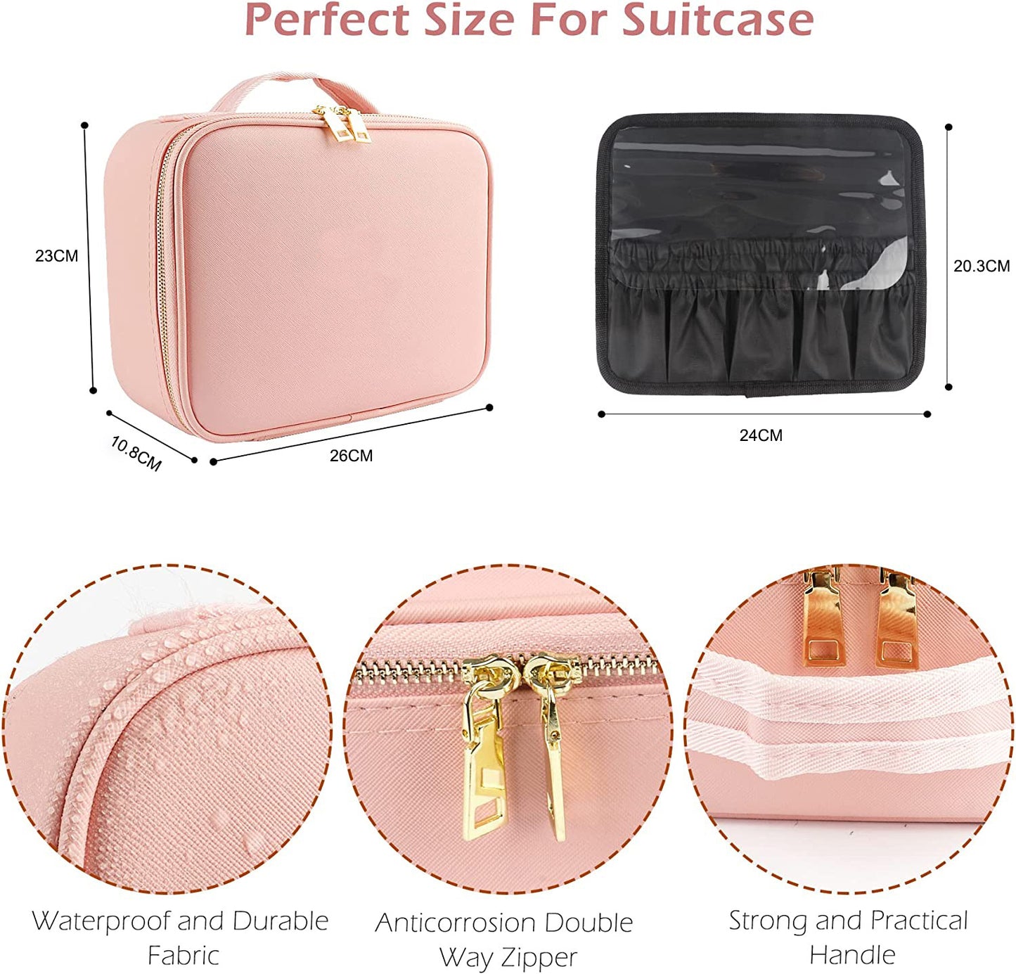Luxe Divine Collection ~ LED Mirror Makeup Bag