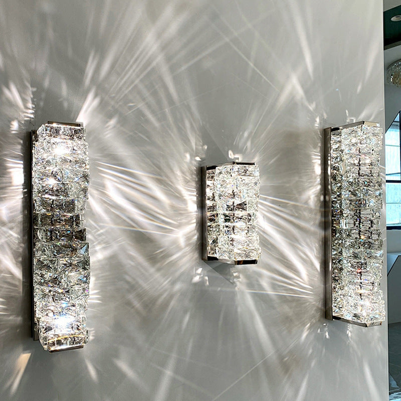 Luxe Divine Collection ~ Nordic Minimalist Crystal Wall Light