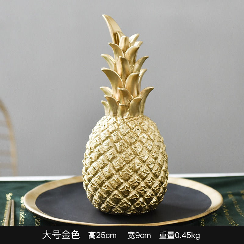 Luxe Divine Collection ~ Resin crafts, Golden Pineapple Creative Decorations, Sold Separately
