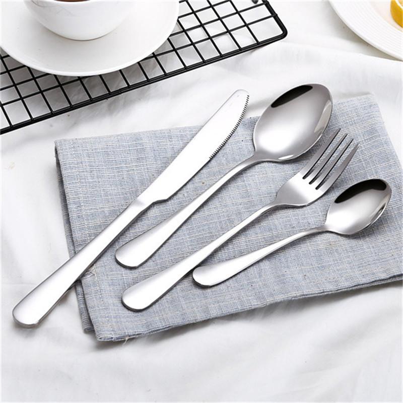 Luxe Divine Collection ~ Gold Tableware Set Stainless Steel Cutlery Set 4 Gold Knife Cutlery Cutlery Dinner Package European Style