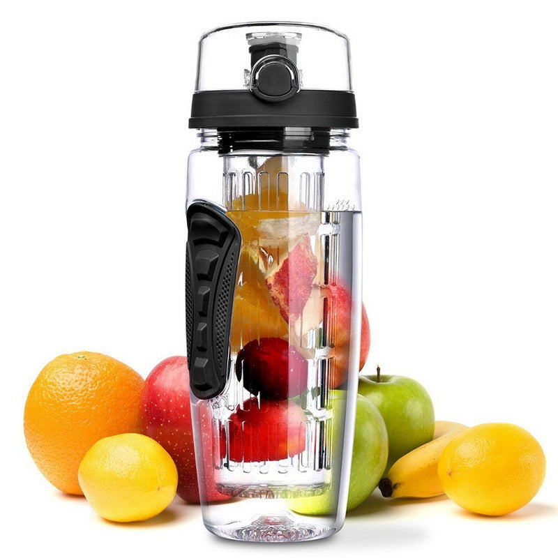 Luxe Divine Collection ~ 1000ml Water Fruit Bottle, BPA Free, Fruit Infuser, Juice Shaker