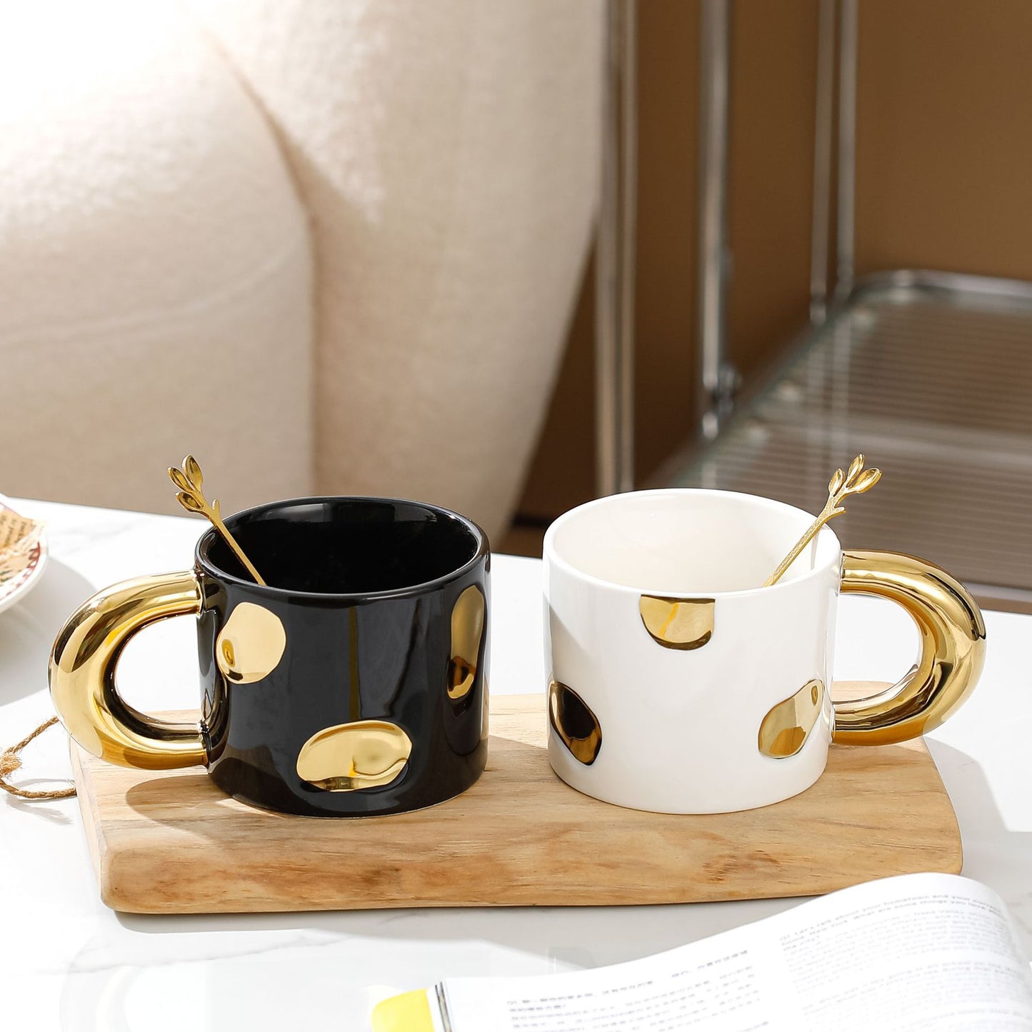Luxe Divine Collection ~ Electroplated Ceramic Mug