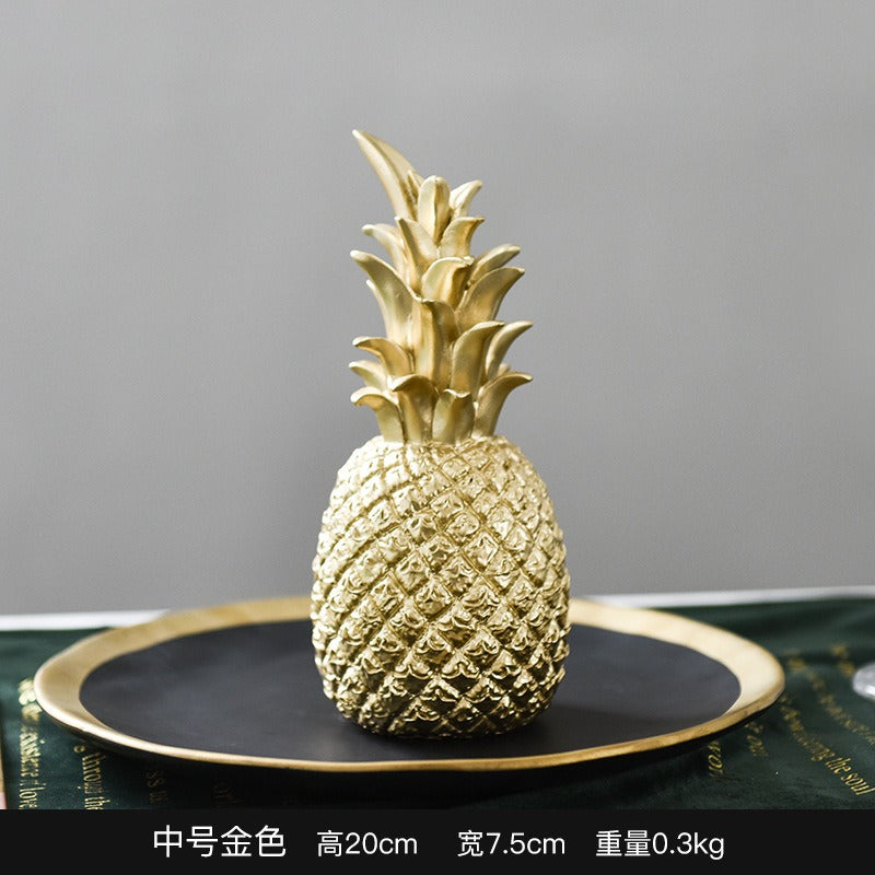 Luxe Divine Collection ~ Resin crafts, Golden Pineapple Creative Decorations, Sold Separately