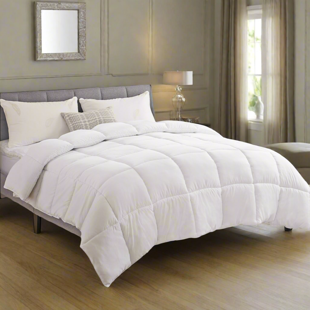 Luxe Divine Collection ~ Four Season Universal Down Comforter, Queen and King