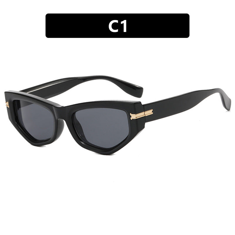 Luxe Divine Collection ~ Irregular Cat Sunglasses, Multiple Colors