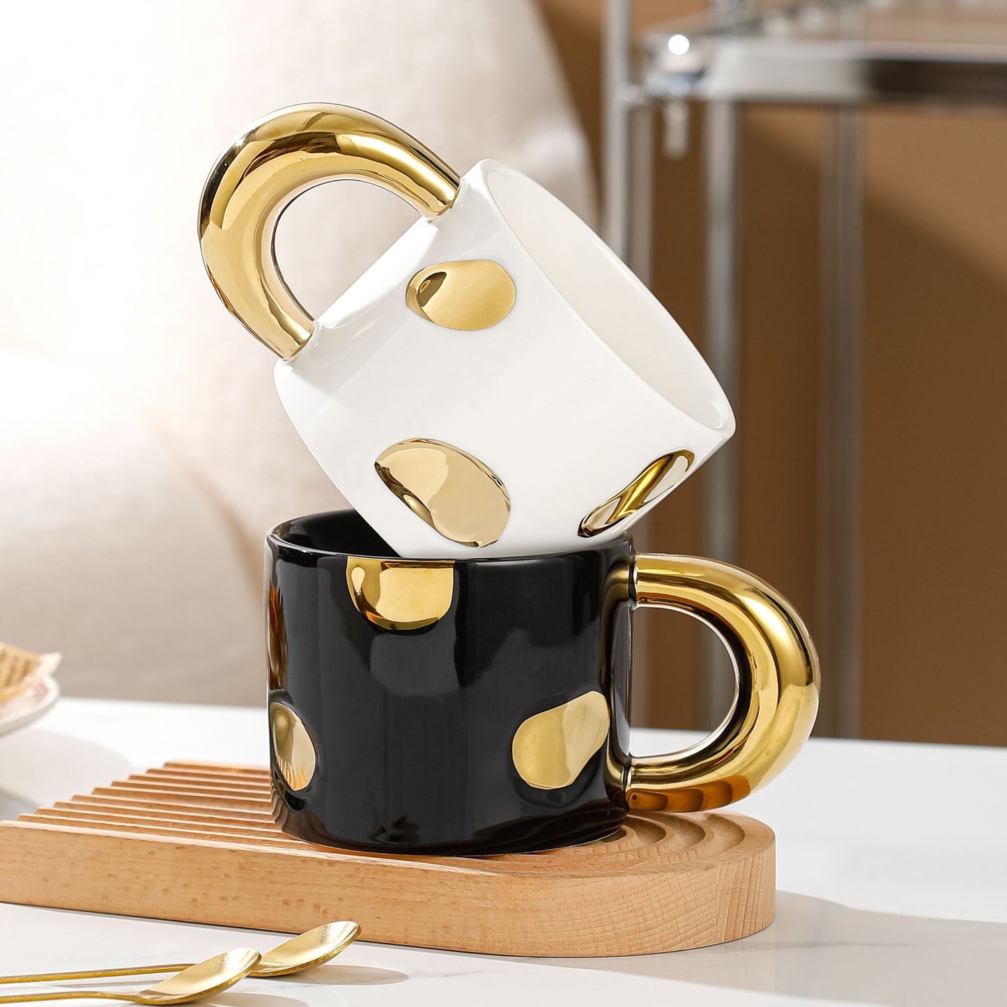 Luxe Divine Collection ~ Electroplated Ceramic Mug