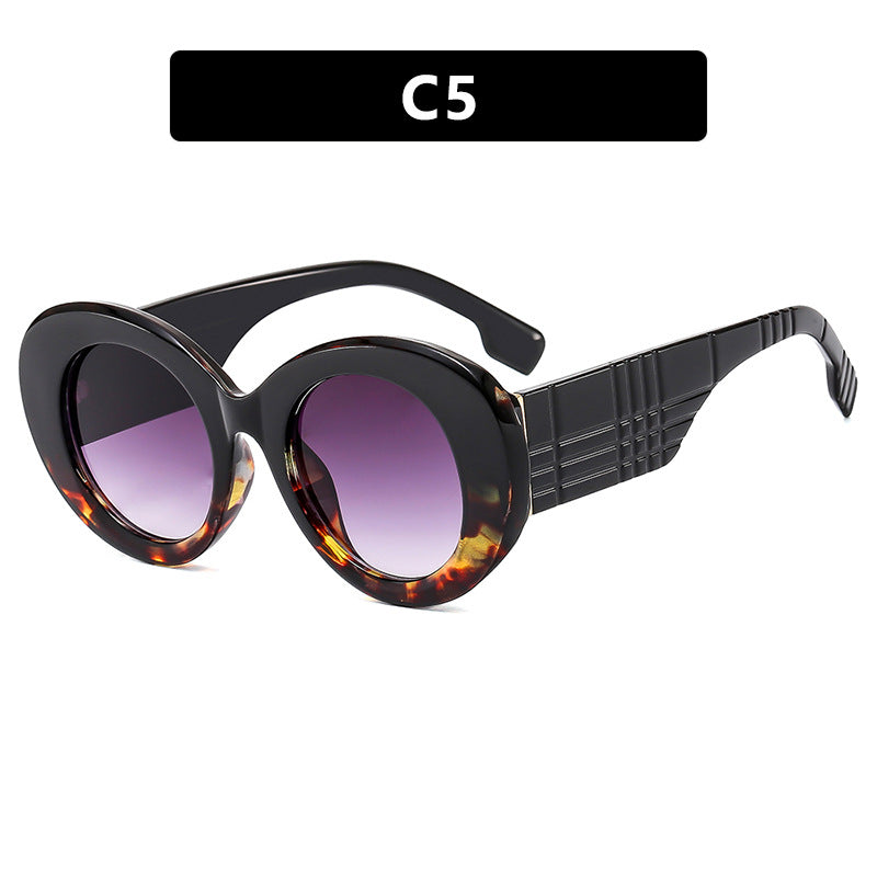 Luxe Divine Collection ~ Large Frame Circular Sunglasses, Multiple Colors