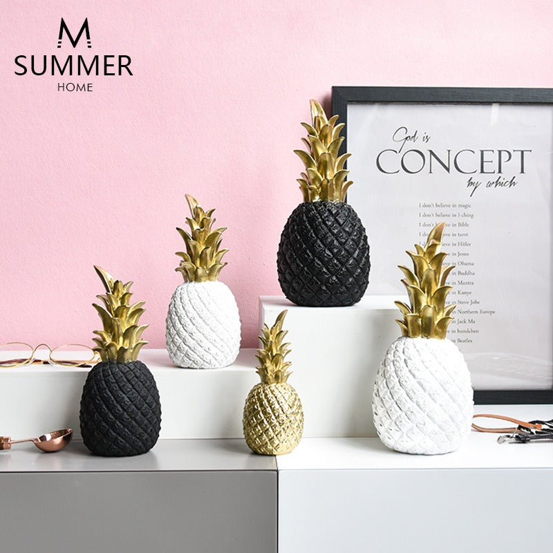 Luxe Divine Collection ~ Resin crafts, Golden Pineapple Creative Decorations, Sold Separately