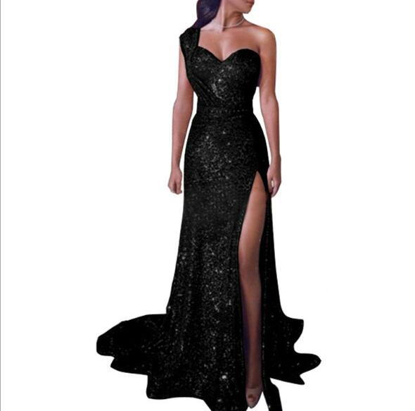 Luxe Divine Collection ~ Women's Sequin V- Neck Dress, Multiple Colors
