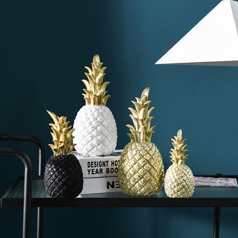 Luxe Divine Collection ~ Resin crafts, Golden Pineapple Creative Decorations, Sold Separately